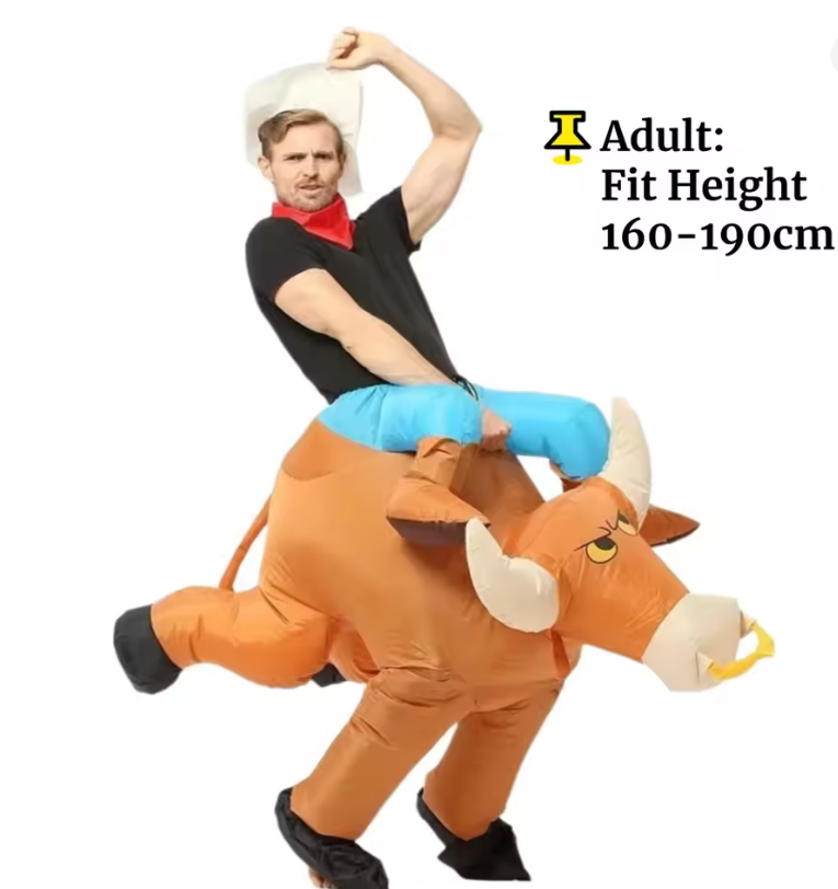 Parker | Adult And Kids Inflatable Riding Costume | Animal Carry Me Fancy Dress Wear-Costume Set-Pick NewYork