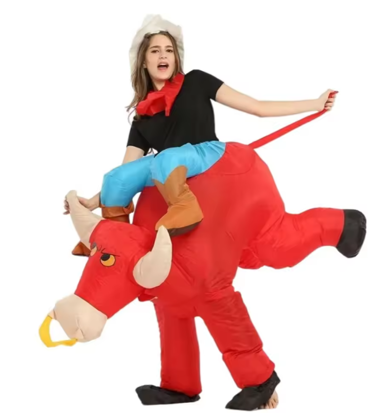 Parker | Adult And Kids Inflatable Riding Costume | Animal Carry Me Fancy Dress Wear-Costume Set-Pick NewYork