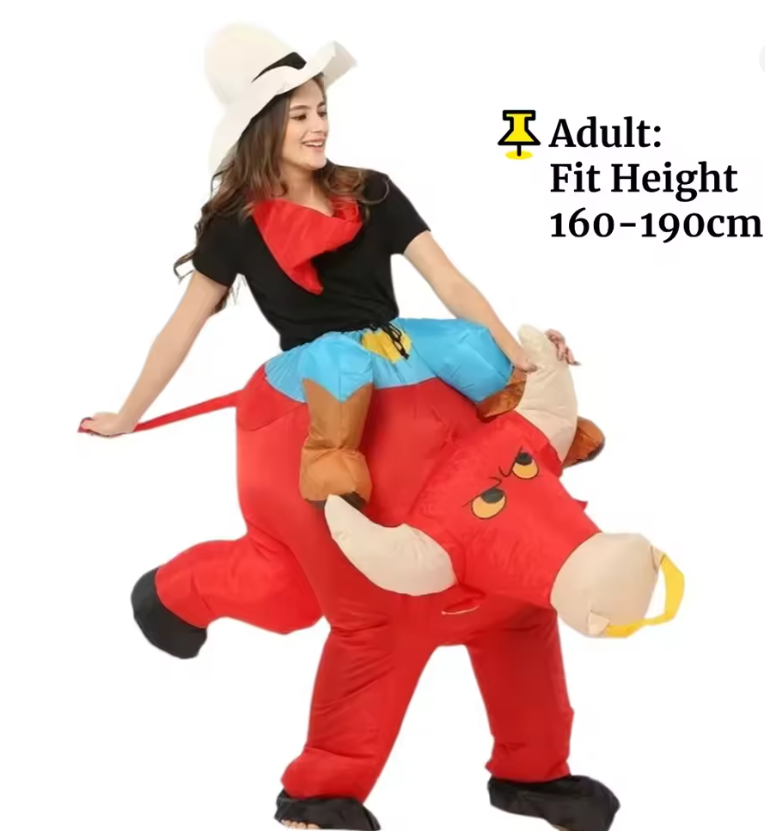 Parker | Adult And Kids Inflatable Riding Costume | Animal Carry Me Fancy Dress Wear-Costume Set-Pick NewYork