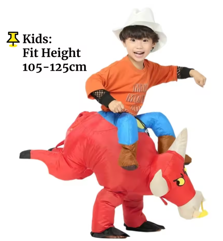 Parker | Adult And Kids Inflatable Riding Costume | Animal Carry Me Fancy Dress Wear-Costume Set-Pick NewYork