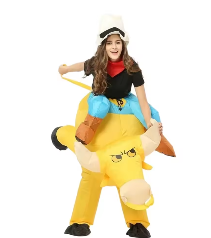 Parker | Adult And Kids Inflatable Riding Costume | Animal Carry Me Fancy Dress Wear-Costume Set-Pick NewYork