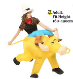 Parker | Adult And Kids Inflatable Riding Costume | Animal Carry Me Fancy Dress Wear-Costume Set-Pick NewYork