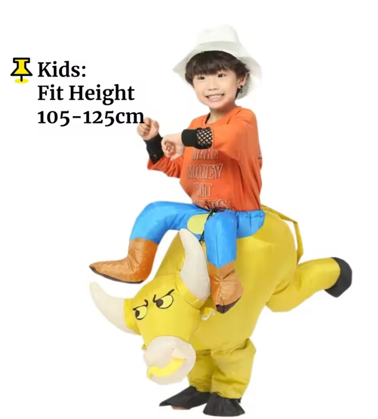 Parker | Adult And Kids Inflatable Riding Costume | Animal Carry Me Fancy Dress Wear-Costume Set-Pick NewYork