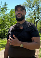 Parker | Men’s Baby Carrier Shirt | Front Pouch Short Sleeve-Men Baby Carrier Shirt-Pick NewYork
