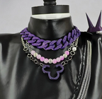 Phoenix | Women’s Performance Costume Set | Colorful Wig Chain Detail Costume Wear-Women Outfit Set-Pick NewYork