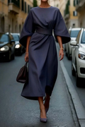 Amara | Women's Kimono-Sleeve Dress | Belted Waist · PNY