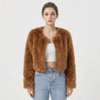 Amelia | Women's Cropped Jacket | Open Front · PNY