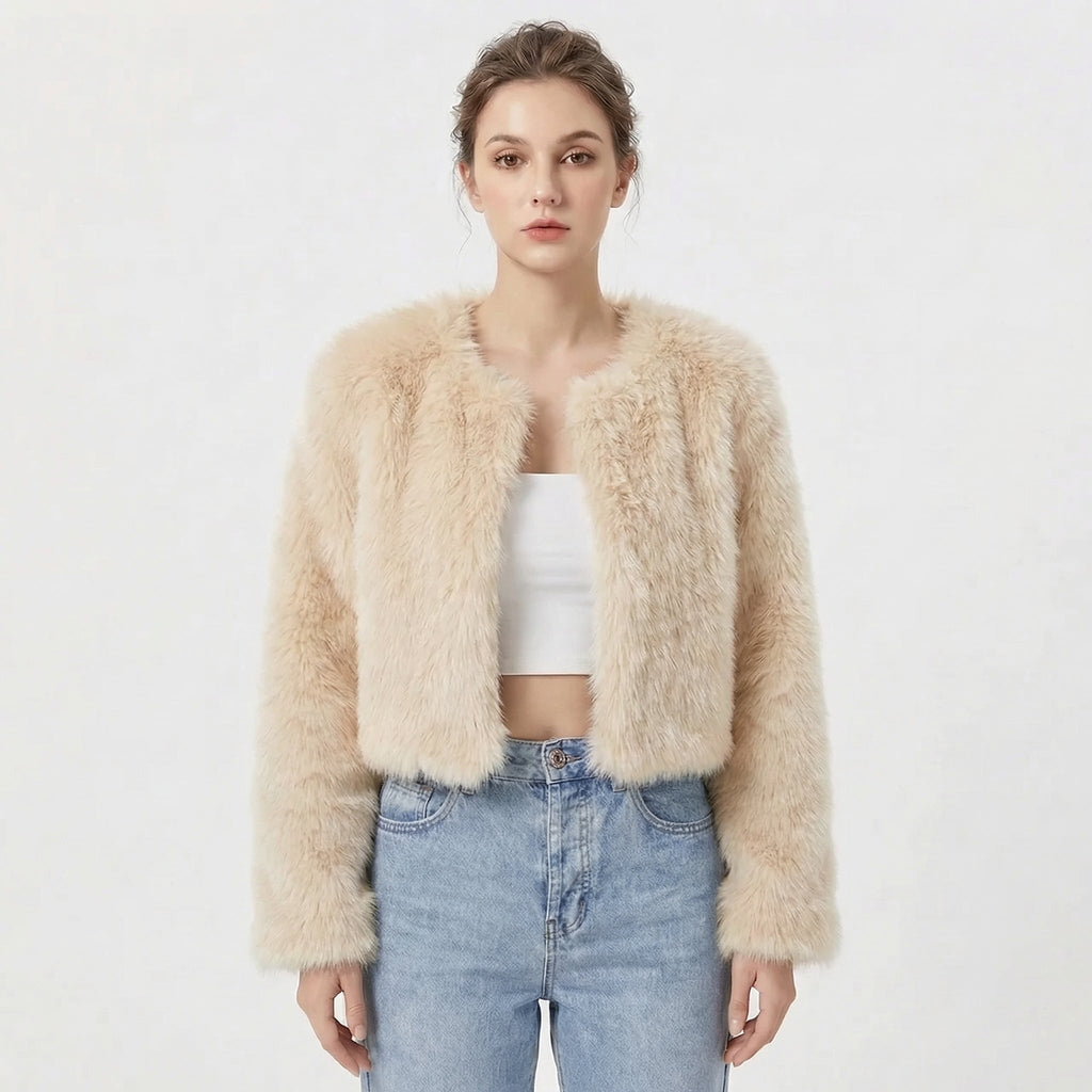 Amelia | Women's Cropped Jacket | Open Front · PNY
