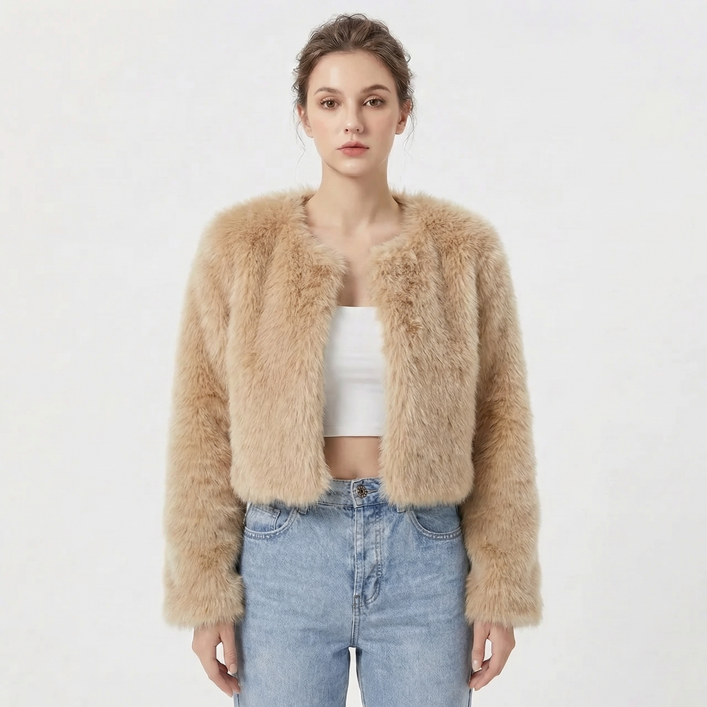 Amelia | Women's Cropped Jacket | Open Front · PNY