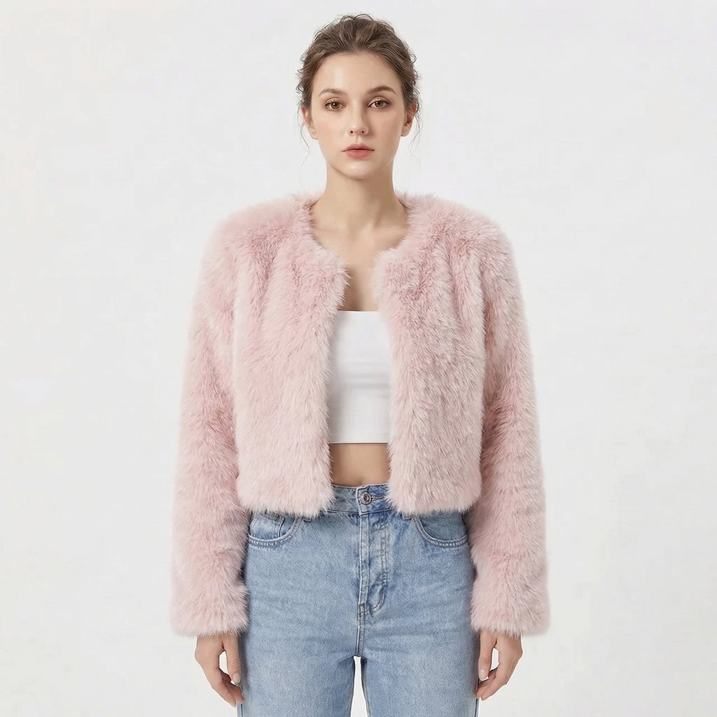 Amelia | Women's Cropped Jacket | Open Front · PNY