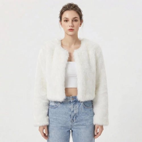 Amelia | Women's Cropped Jacket | Open Front · PNY