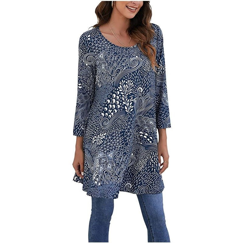 Ava | Women's Swing Tunic | Mandala Print · PNY