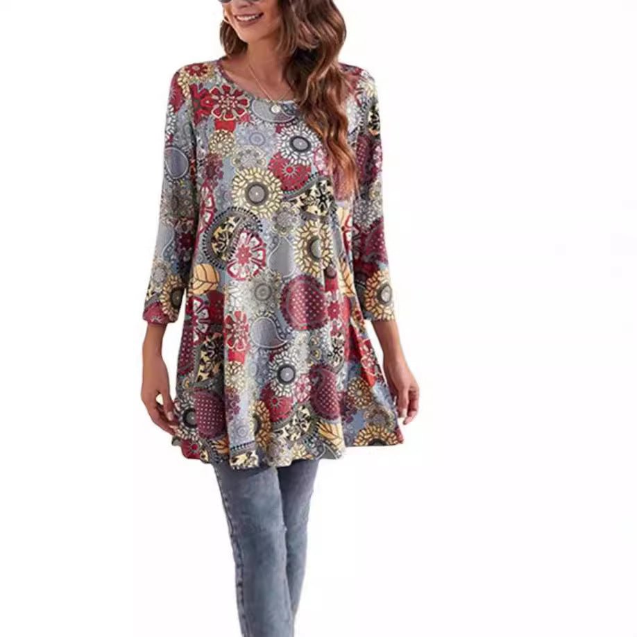 Ava | Women's Swing Tunic | Mandala Print · PNY