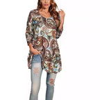 Ava | Women's Swing Tunic | Mandala Print · PNY