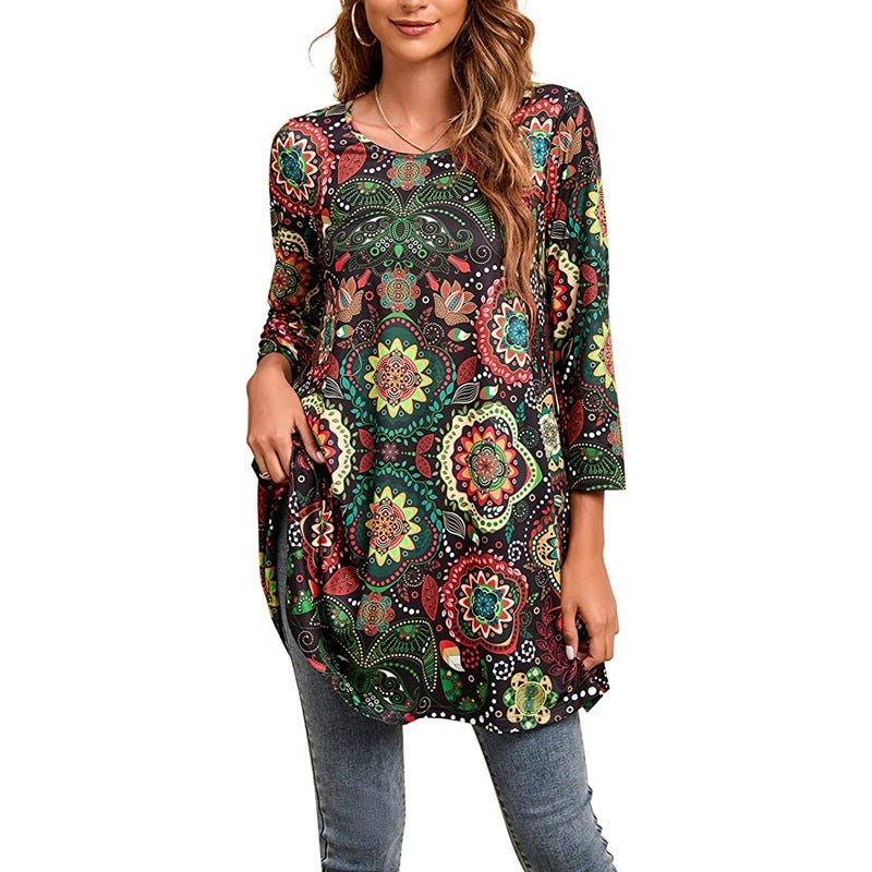 Ava | Women's Swing Tunic | Mandala Print · PNY