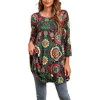 Ava | Women's Swing Tunic | Mandala Print · PNY