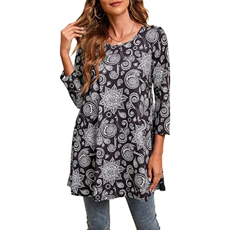 Ava | Women's Swing Tunic | Mandala Print · PNY