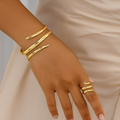 Bianca | Women's Wrap Bangle | Open Cuff · PNY