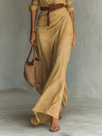 Brooke | Women's Collared Maxi Dress | Belted Waist · PNY