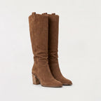Camilla | Women's Knee-High Boots | Suede · PNY