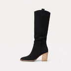 Camilla | Women's Knee-High Boots | Suede · PNY