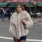 Camille | Women's Oversized Coat | Faux-Fur · PNY