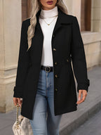 Camille | Women's Single-Breasted Trench Coat | Button Front · PNY