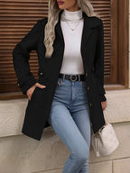 Camille | Women's Single-Breasted Trench Coat | Button Front · PNY