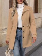 Camille | Women's Single-Breasted Trench Coat | Button Front · PNY