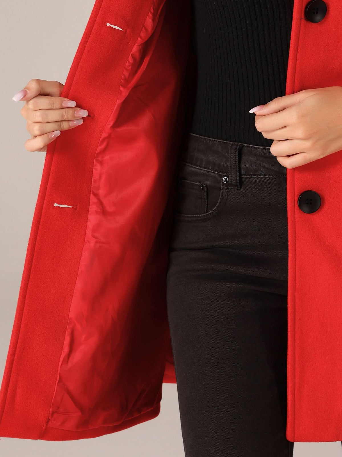 Charlotte | Women's Classic Coat | Button Front · PNY