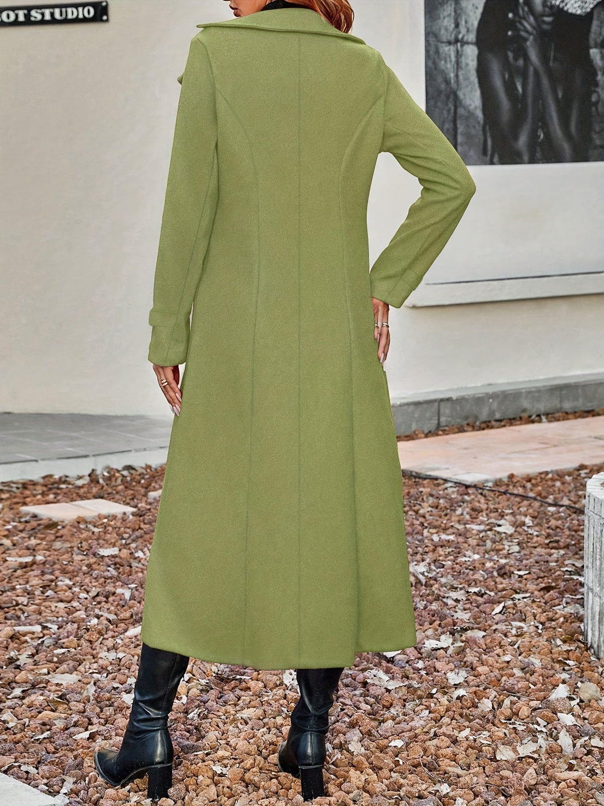 Charlotte | Women's Double-Breasted Coat | Longline · PNY