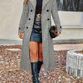Charlotte | Women's Double-Breasted Coat | Longline