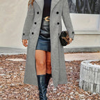 Charlotte | Women's Double-Breasted Coat | Longline · PNY