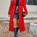 Charlotte | Women's Double-Breasted Coat | Longline · PNY