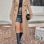 Charlotte | Women's Double-Breasted Coat | Longline · PNY