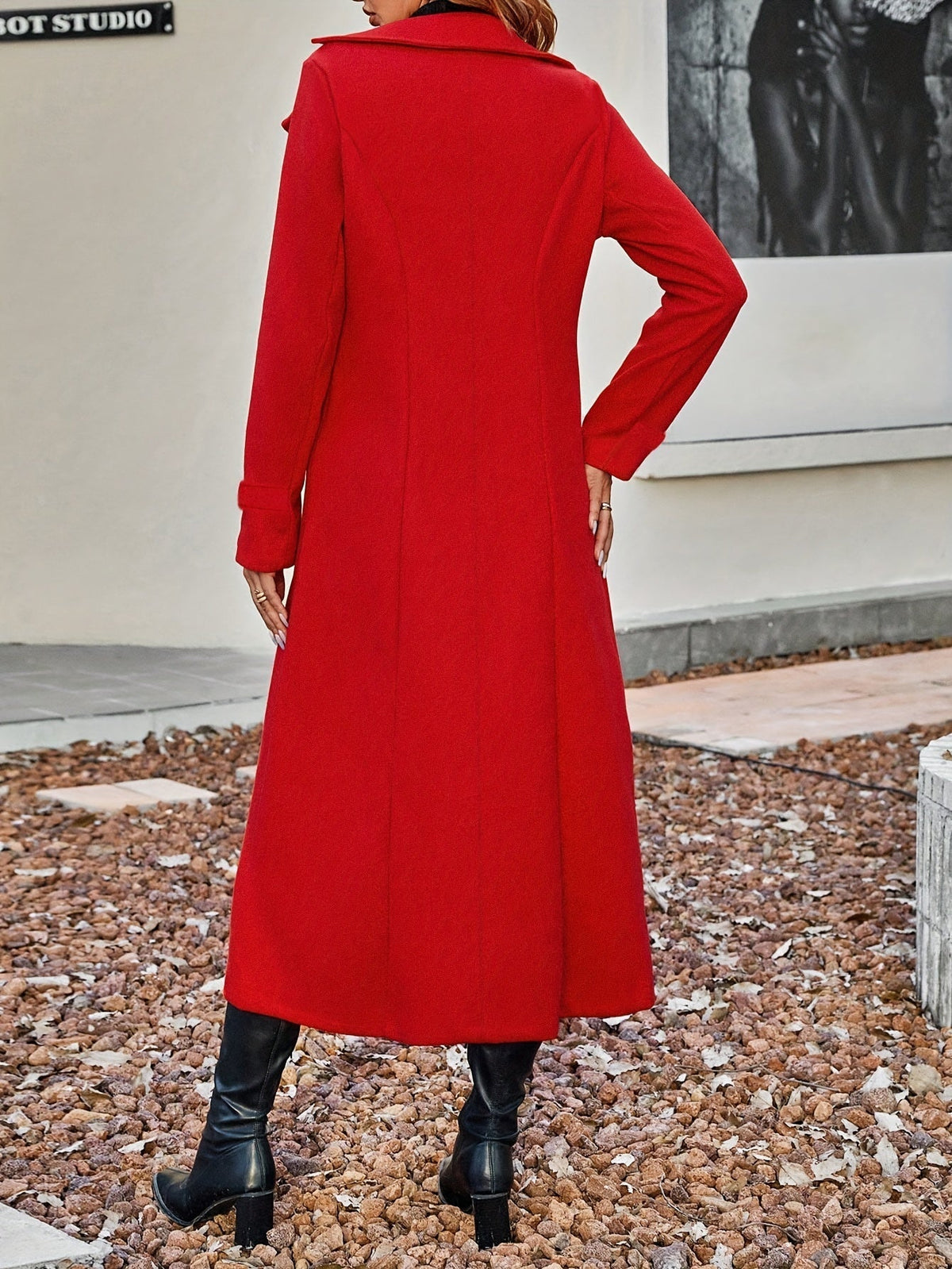 Charlotte | Women's Double-Breasted Coat | Longline · PNY