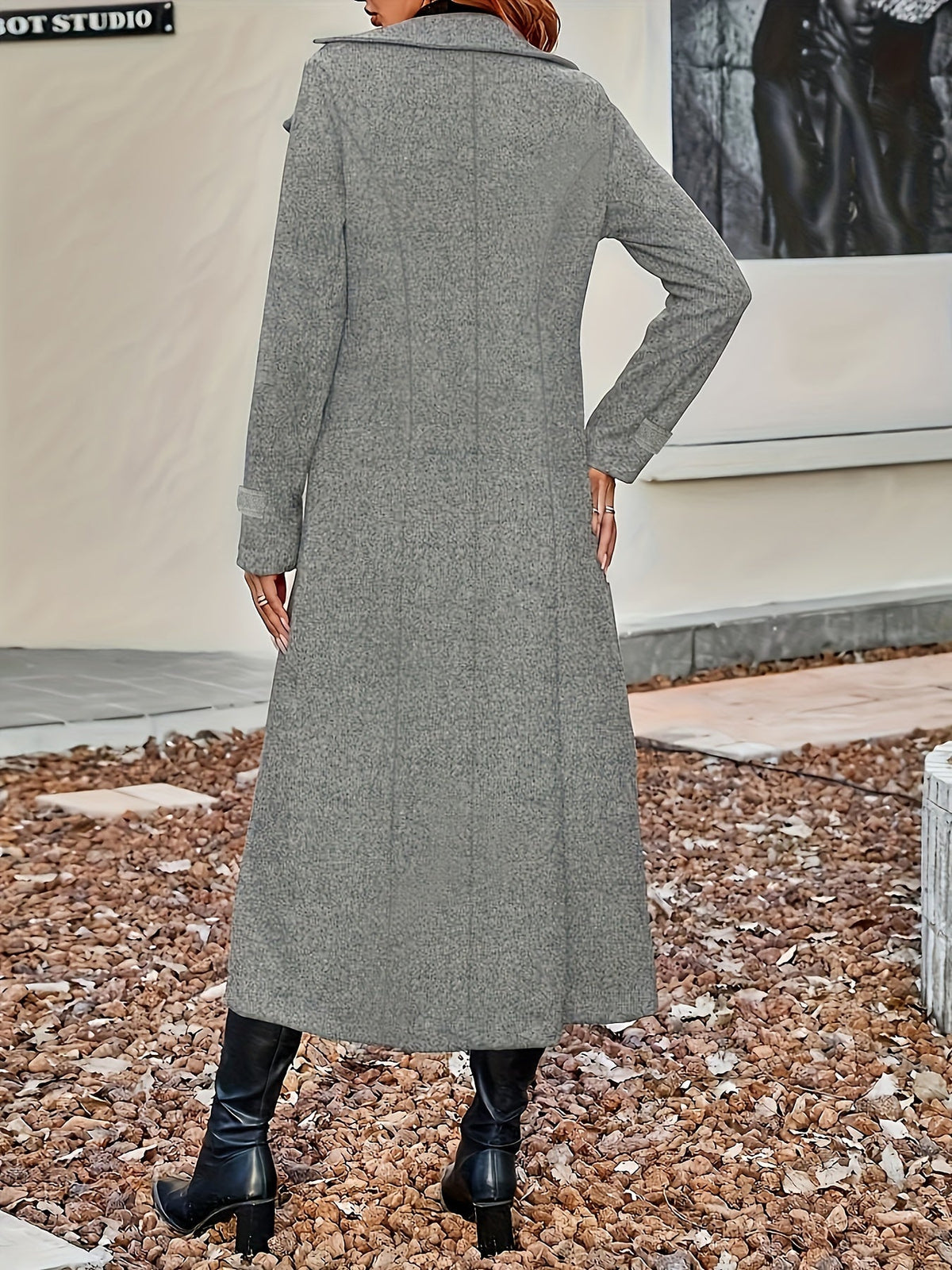Charlotte | Women's Double-Breasted Coat | Longline · PNY