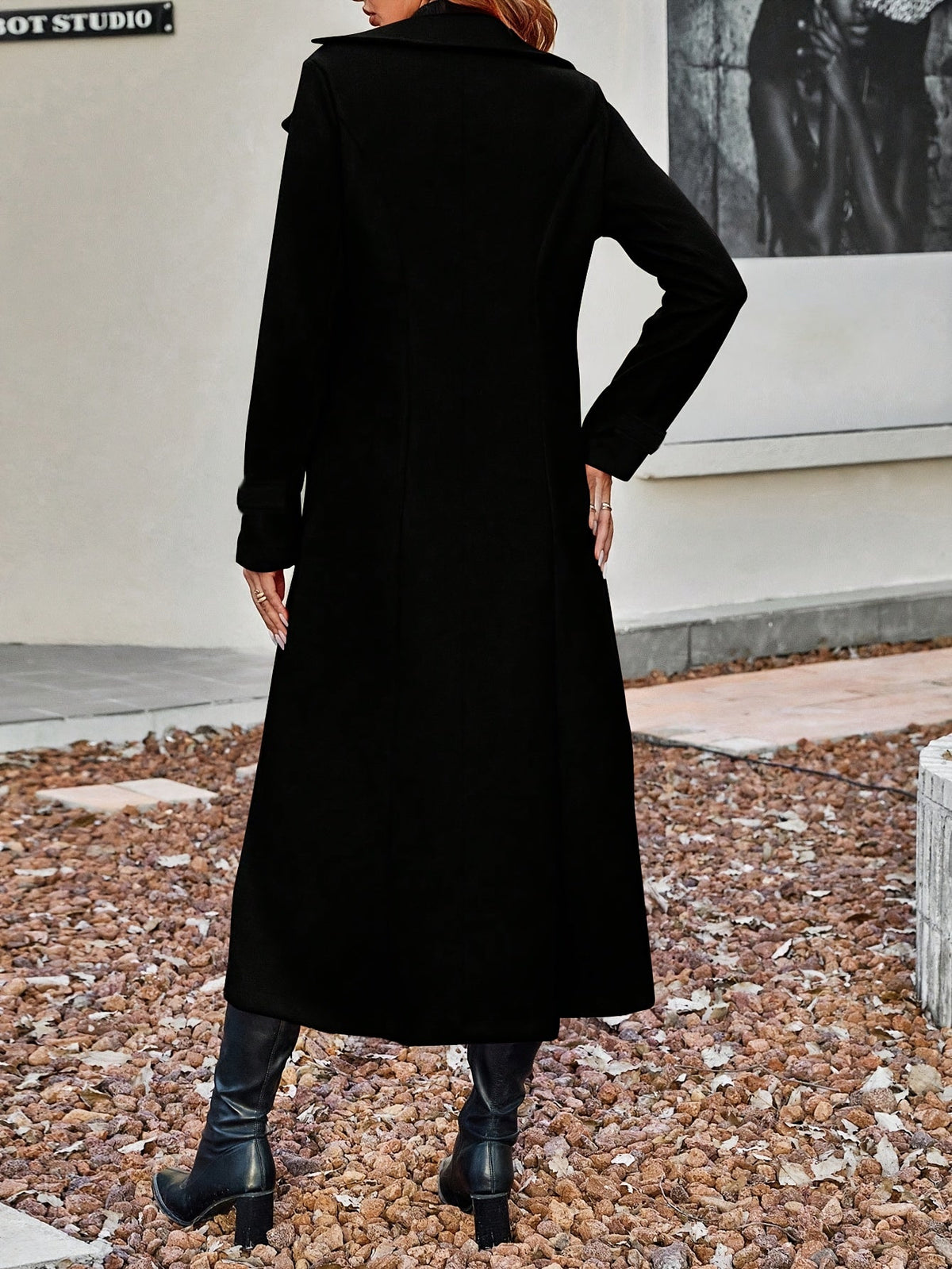 Charlotte | Women's Double-Breasted Coat | Longline · PNY