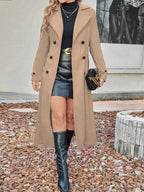 Charlotte | Women's Double-Breasted Coat | Longline · PNY