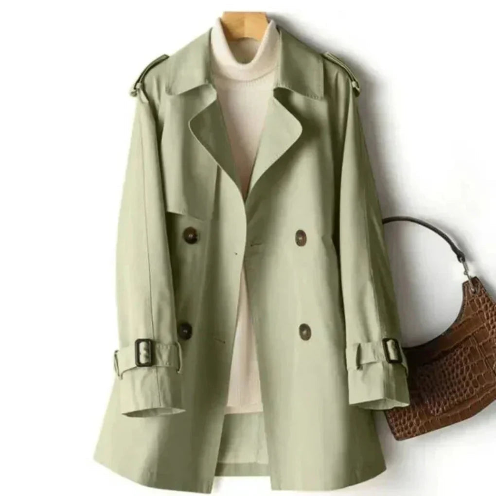 Charlotte | Women's Double-Breasted Trench Coat | Belted Cuffs · PNY