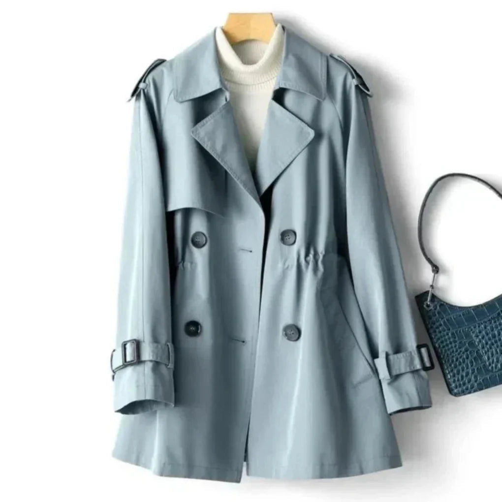 Charlotte | Women's Double-Breasted Trench Coat | Belted Cuffs · PNY
