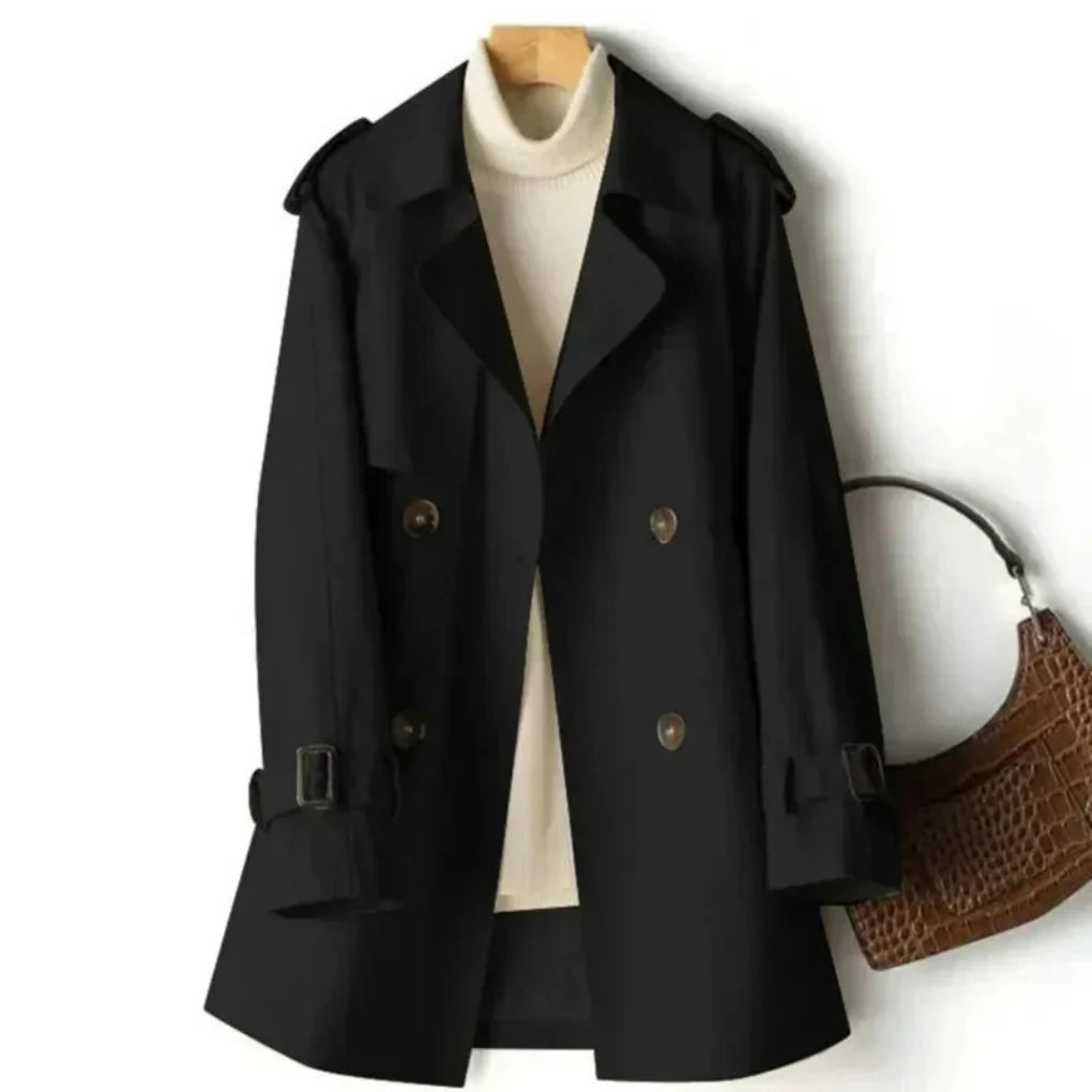 Charlotte | Women's Double-Breasted Trench Coat | Belted Cuffs · PNY