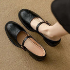 Charlotte | Women's Mary Jane Flats | Buckle Strap · PNY