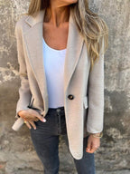 Charlotte | Women's Single-Button Blazer | Notch Lapel · PNY