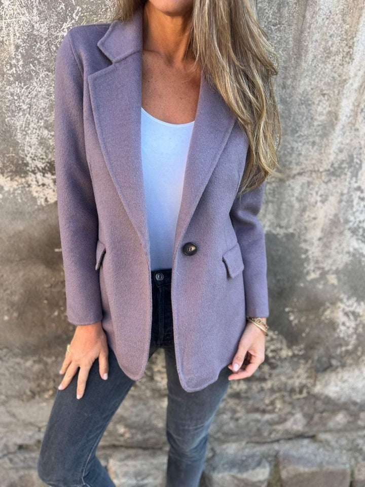 Charlotte | Women's Single-Button Blazer | Notch Lapel · PNY