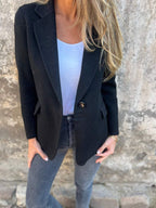 Charlotte | Women's Single-Button Blazer | Notch Lapel · PNY