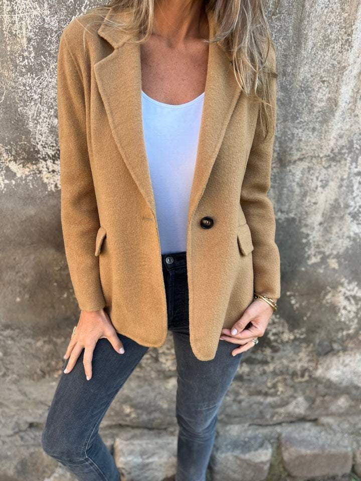 Charlotte | Women's Single-Button Blazer | Notch Lapel · PNY
