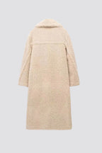 Chloe | Women's Longline Teddy Coat | Double-Breasted · PNY