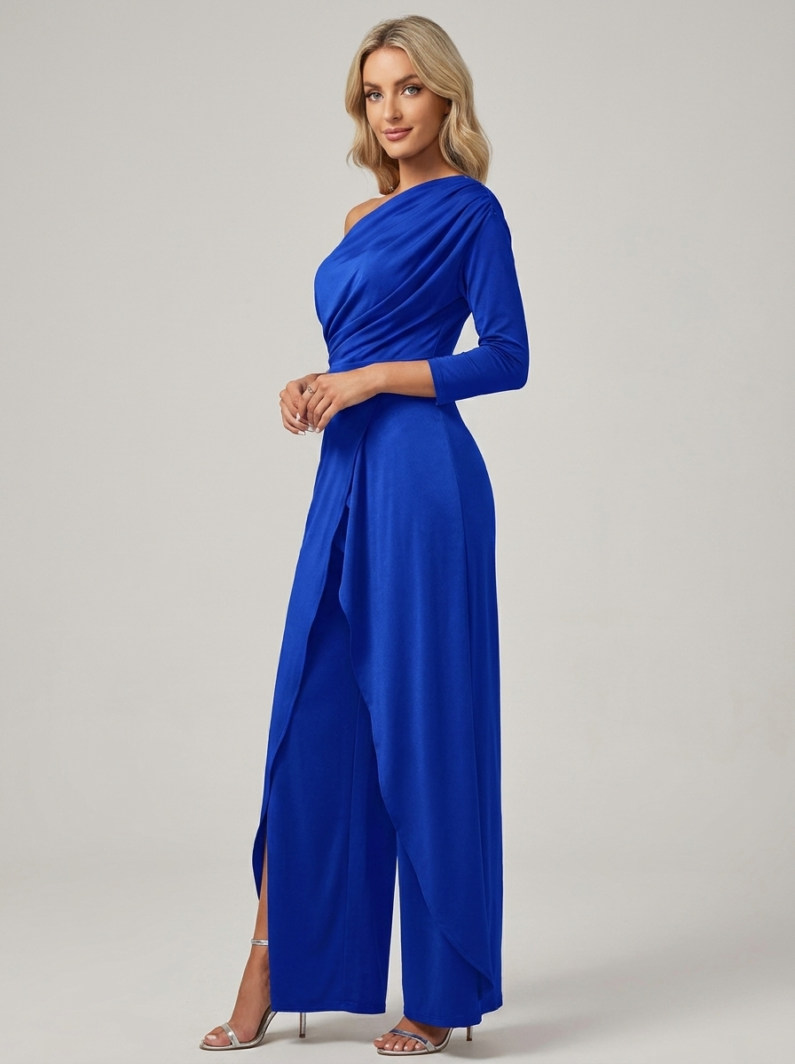 Chloe | Women's Off-Shoulder Jumpsuit | Wide-Leg - PNY