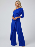 Chloe | Women's Off-Shoulder Jumpsuit | Wide-Leg - PNY